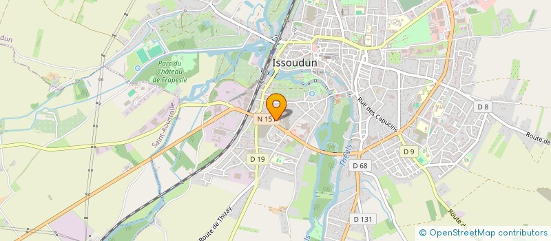 localisation de l'entreprise AYA à ISSOUDUN