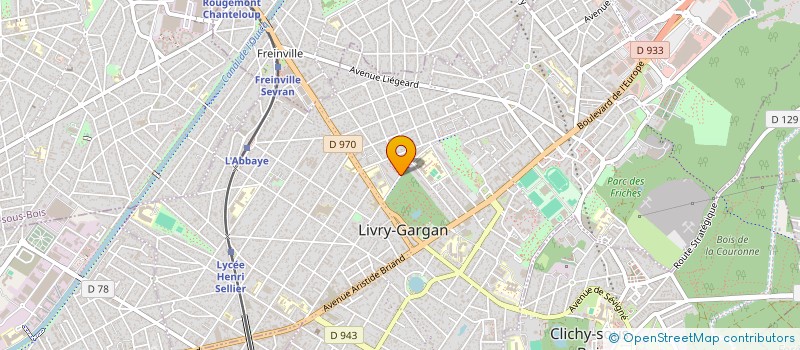 localisation de l'entreprise AYA à LIVRY-GARGAN