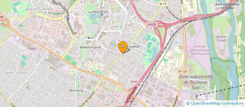 localisation de l'entreprise AYA à TOULOUSE