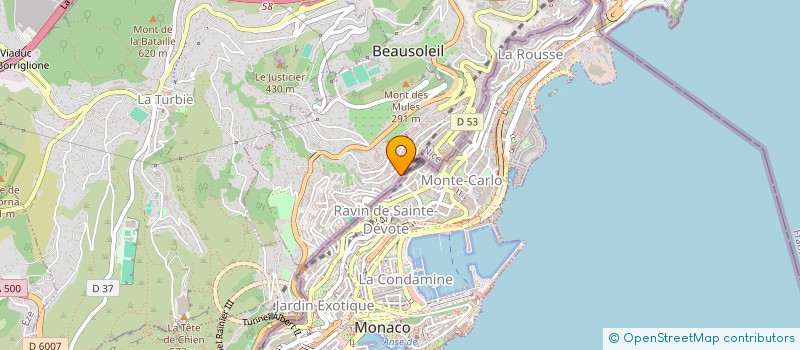 localisation de l'entreprise AYA  BEAUSOLEIL