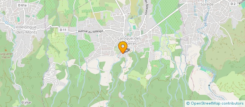 localisation de l'entreprise AYA  LAROQUE-DES-ALBERES