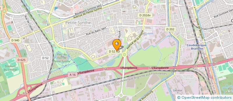 localisation de l'entreprise AYA à DUNKERQUE