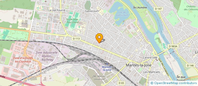 localisation de l'entreprise AYA  MANTES-LA-JOLIE