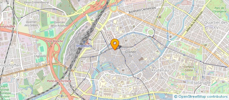 localisation de l'entreprise AYA à STRASBOURG