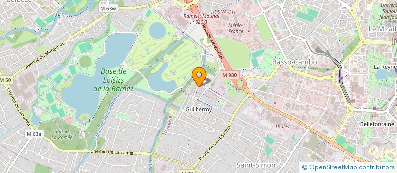 localisation de l'entreprise AYA à TOULOUSE