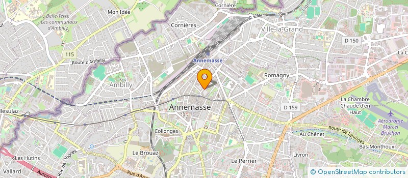 localisation de l'entreprise AYA HOME à ANNEMASSE