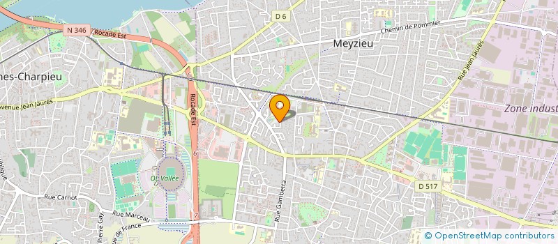 localisation de l'entreprise AYA IMMO  MEYZIEU