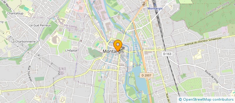 localisation de l'entreprise AYA LOUNGE à MONTARGIS