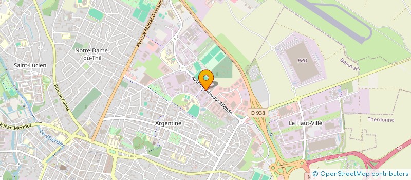 localisation de l'entreprise AYA OPTIC à BEAUVAIS