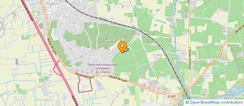 localisation de l'entreprise AYA PIOLENC  PIOLENC