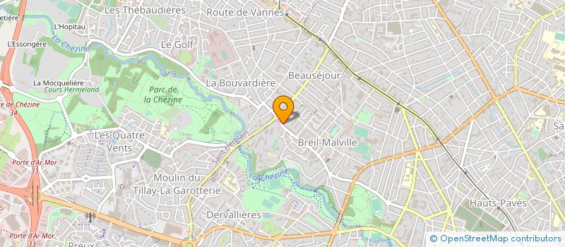 localisation de l'entreprise AYA SARL à NANTES