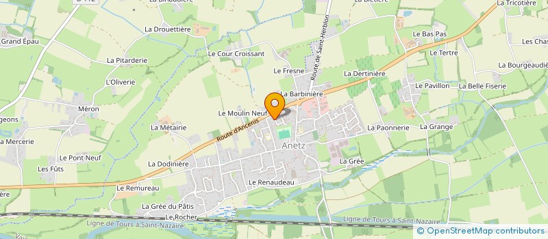 localisation de l'entreprise AYA SCSTP  VAIR-SUR-LOIRE