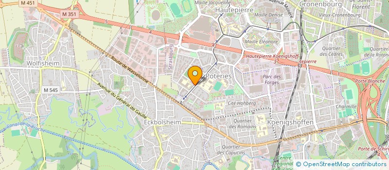 localisation de l'entreprise AYA SUPER à STRASBOURG