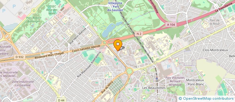 localisation de l'entreprise AYA TEAM à AULNAY-SOUS-BOIS