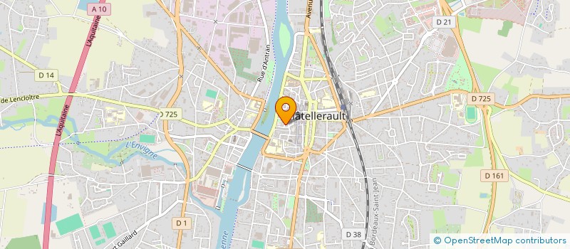 localisation de l'entreprise AYA-TECH à CHATELLERAULT