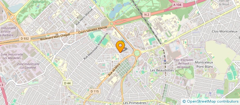 localisation de l'entreprise AYA TRANSPORT  AULNAY-SOUS-BOIS