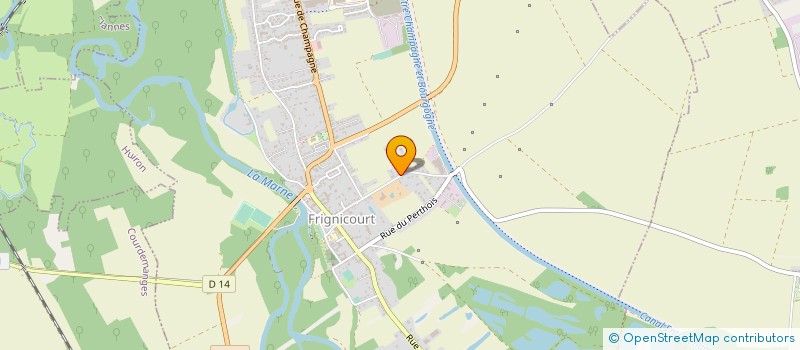 localisation de l'entreprise AYAB  FRIGNICOURT