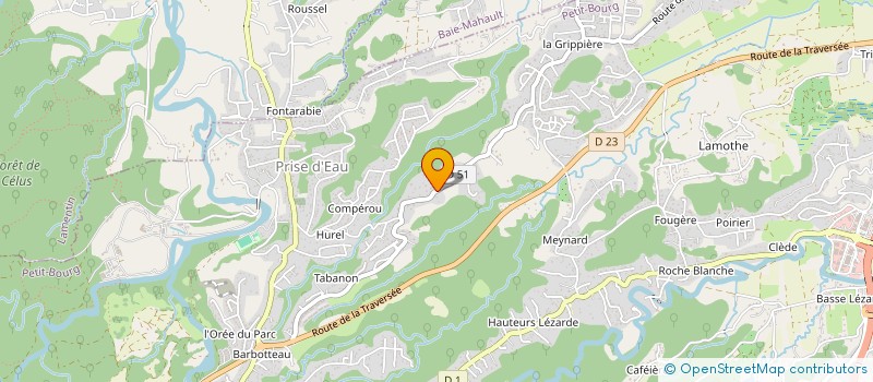 localisation de l'entreprise AYABAR  PETIT-BOURG