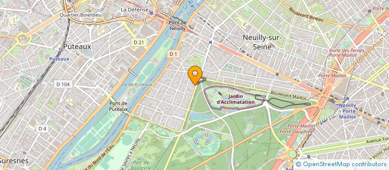 localisation de l'entreprise AYACHE B.D. & B.  NEUILLY-SUR-SEINE