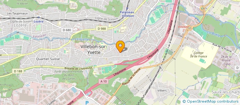 localisation de l'entreprise AYACORE à VILLEBON-SUR-YVETTE