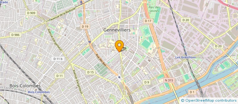 localisation de l'entreprise AYAD HAL'DISTRIB à GENNEVILLIERS