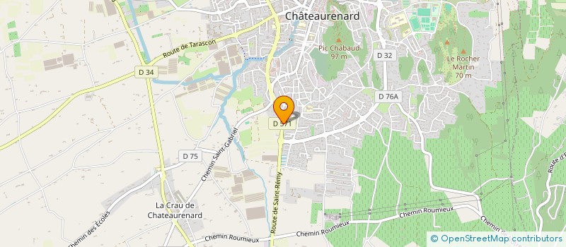 localisation de l'entreprise AYADA à CHATEAURENARD
