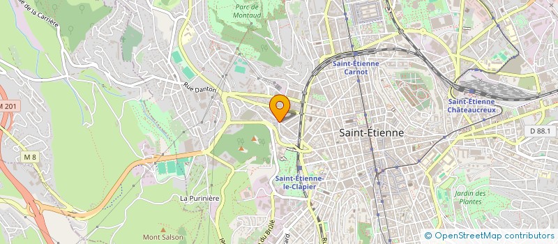 localisation de l'entreprise AYADI ET MANSOURI à SAINT-ETIENNE
