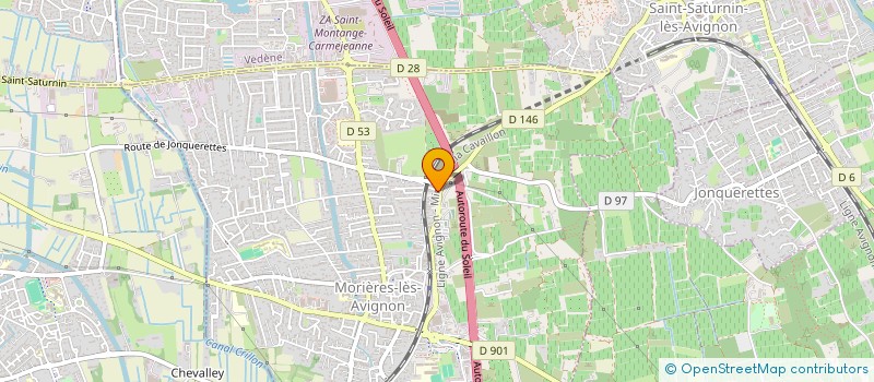 localisation de l'entreprise AYADI FRUITS ET LEGUMES  MORIERES-LES-AVIGNON