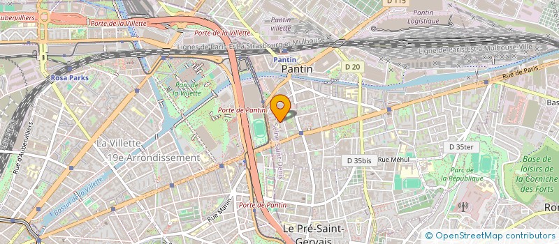 localisation de l'entreprise AYAELI à PANTIN