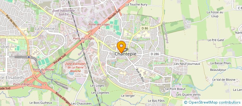 localisation de l'entreprise AYAM  CHANTEPIE