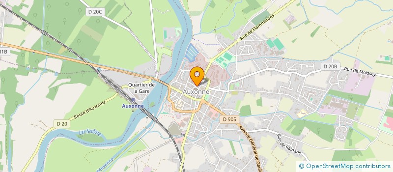 localisation de l'entreprise AYAN  AUXONNE