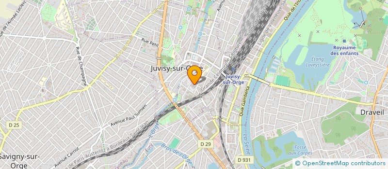 localisation de l'entreprise AYAN à JUVISY-SUR-ORGE