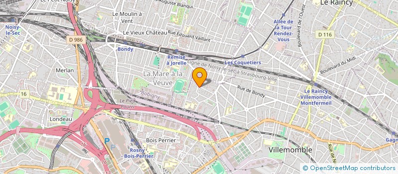 localisation de l'entreprise AYAN à VILLEMOMBLE