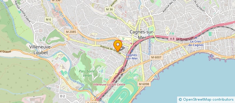 localisation de l'entreprise AYAN AZUR à CAGNES-SUR-MER