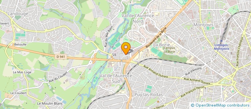 localisation de l'entreprise AYAN BATIMENT à LIMOGES