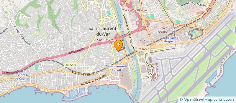 localisation de l'entreprise AYANA à SAINT-LAURENT-DU-VAR