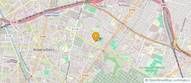 localisation de l'entreprise AYANDRA&CO à AUBERVILLIERS