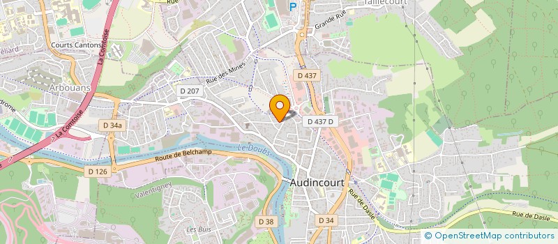 localisation de l'entreprise AYANI  AUDINCOURT