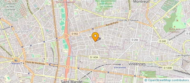 localisation de l'entreprise AYANN  MONTREUIL
