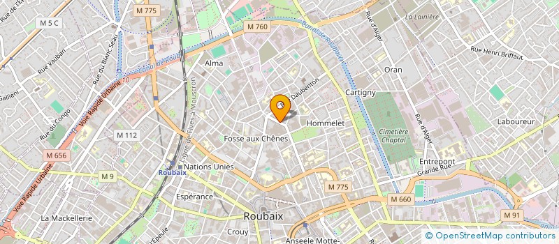 localisation de l'entreprise AYARI HOLDING  ROUBAIX