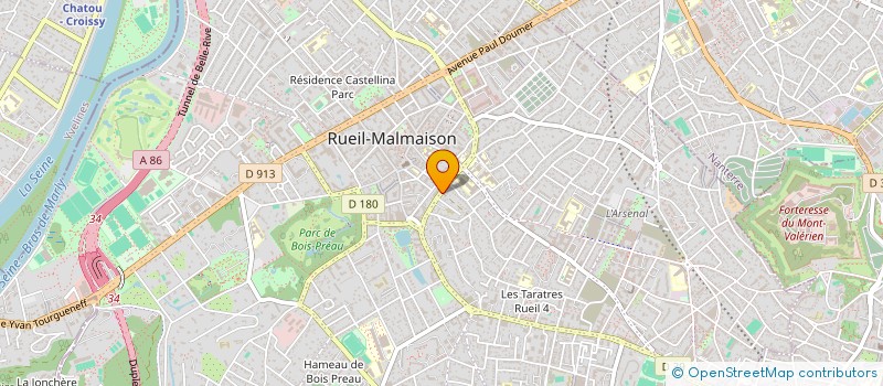 localisation de l'entreprise AYARON à LA COURNEUVE