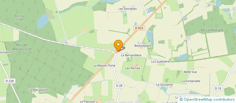 localisation de l'entreprise AYATA  VALLONS-DE-L'ERDRE