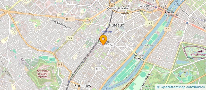 localisation de l'entreprise AYATA à SURESNES