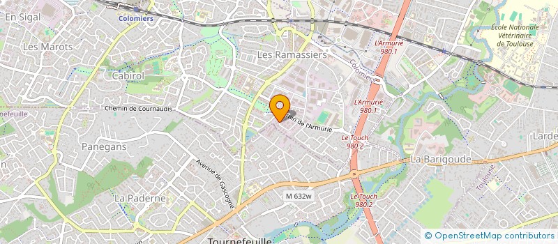 localisation de l'entreprise AYATA à COLOMIERS