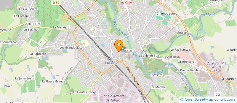 localisation de l'entreprise AYATANA  CLISSON