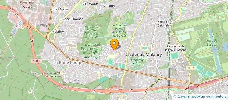 localisation de l'entreprise AYATECH  CHATENAY-MALABRY