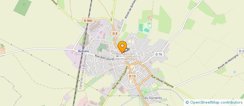localisation de l'entreprise AYAZ à BOHAIN-EN-VERMANDOIS