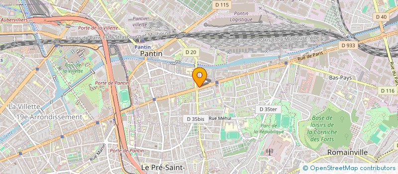 localisation de l'entreprise AYAZ  PANTIN