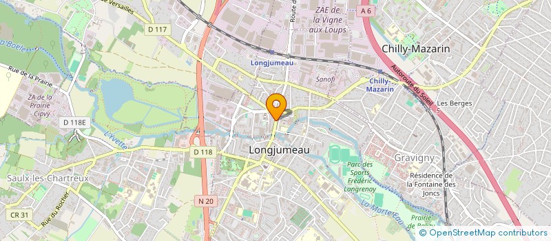 localisation de l'entreprise AYAZ à LONGJUMEAU