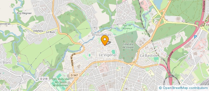 localisation de l'entreprise AYAZ à LIMOGES